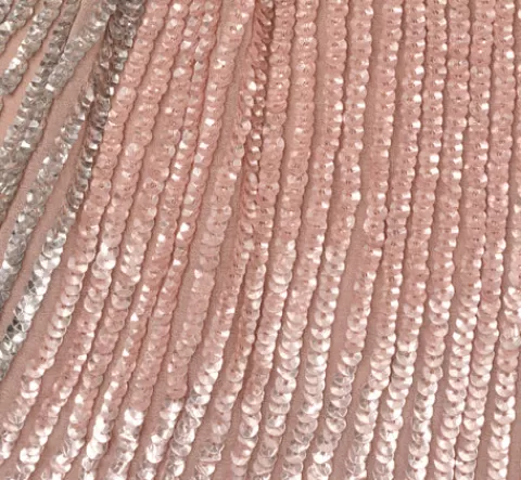 Adrianna Papell Beaded Faux Wrap Dress With Dolman Sleeves In Rose Gold ROSEGOLD Online
