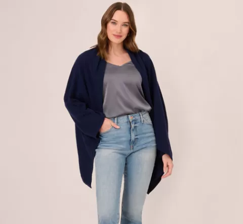 Adrianna Papell Classic S'Hug® With Tunnel Sleeves In NAVY Cheap