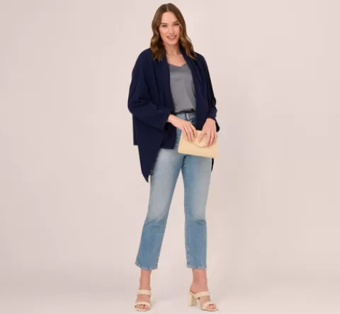 Adrianna Papell Classic S'Hug® With Tunnel Sleeves In NAVY Cheap