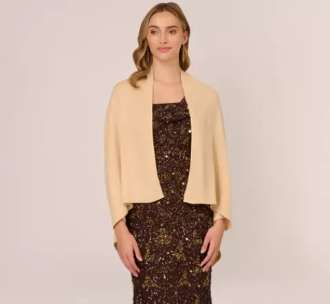Adrianna Papell Slim S'Hug® With Hidden Tunnel Sleeves In CHAMPAGNE New